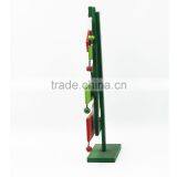 Boutique Green White Red Peace Letter Sign Printing Wooden Christmas Tree thumbnail-3