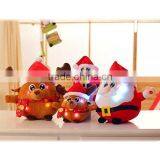 25cm Super Cute Santa Claus Light Up Stuffed Plush Toy As Children's Gifts for Christmas thumbnail-1