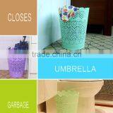 Plastic Trash Can Waste Bin Container thumbnail-2