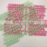 Custom Colorful Plastic Letters for Felt Letterboard thumbnail-4