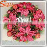 New Style Wholesale Artificial Christmas Wreaths Outdoor thumbnail-1