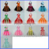 wholesale baby tutu bow holders chrismas new arrivals hair bow printed tutu dress holders