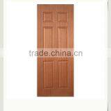 Plywood Molded Sapelli Wood Door Skin 2.5mm 6 Panels thumbnail-2