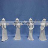 White Angel Decorations Porcelain Holiday Decorations thumbnail-3