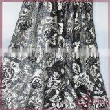 Tulle Mesh Embroidery Fabric With Applique Flower thumbnail-1