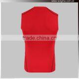 Custom Made Dri Fit MMA Sleeveless Rashguard Vest Tank Top | Sublimated Mens Compression Shirts thumbnail-3