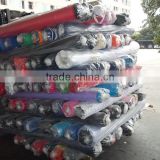 polyester oxford fabric with pvc coating Stock for bags, pvc coated oxford fabric stocklot
