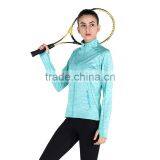 Wholesale Women and Ladies Fitness Breathable Yoga Wear Outer Sports Jackets thumbnail-1