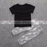 Unisex Children s Cotton t Shirt Custom Baby Clothes T-shirt Tops and Pants Kids Clothing Wholesale thumbnail-5