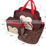 2017 3pcs/set Baby Diaper Pad Mummy Bag Cheap Outdoor Mommy Organizer Bag thumbnail-5