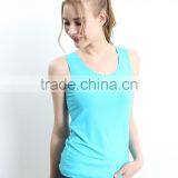 Comfortable Pure Color Ladies Custom Tank Tops thumbnail-2