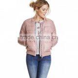 Women Lightweight Round Collar Down Short Jacket