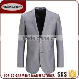 Men'S Custom Design Light Grey Suit Fabric Formal Suits thumbnail-1