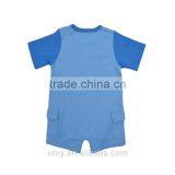 2017 Summer New Style Baby Boy Names For Jumpsuit Dinosaur Design Clothes Romper thumbnail-2