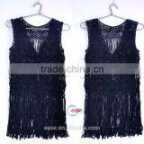 High Quality Lady Hand Made Sexy Sleeveless Sweater thumbnail-1