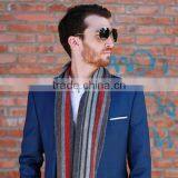 Latest New Design Fashion Simple Plaid Warm Thicken Men Scarf,knit Scarf,classic Scarf thumbnail-1