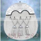 Leather Semi Dress Sporrans With Chain Tassel thumbnail-1