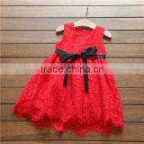 Modern Summer Lace Blank Baby Girl Princess Birthday Vest Dress thumbnail-2