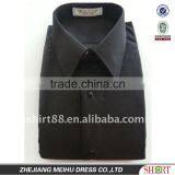 Men's Microfiber Black Tuxedo Dress Shrit thumbnail-1