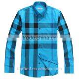 OEM Latest Fashion Beautiful Check Pattern Latest Cotton Shirt Designs for Men thumbnail-1