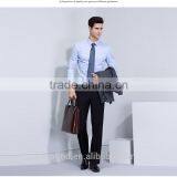 Classic Italian Bamboo Solid Color Business Formal Men's Shirt With Good Offer thumbnail-6