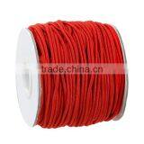 Polyamide Nylon Jewelry Thread Cord For Buddha/Mala/Prayer Beads Red Elastic 2mm thumbnail-1