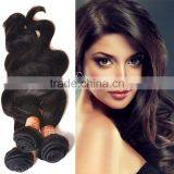 Raw Virgin Indian Hair Weaves Wet and Wavy Indian Body Wave Human Hair Extension thumbnail-3