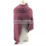 Women Plaid Cashmere Scarf Pashmina Warm Winter Scarf thumbnail-4