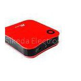 Fashion Red Portable Phone Double USB Power Bank 10400MAh 2.1A Output
