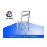 Outdoor Durable Silver Sturdy Aluminum Navy Chairs With Ladder Back thumbnail-1