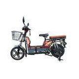 Four Shock Absorbers Electric Motorized Bicycles Black Womens Electric Bike thumbnail-1