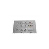 IP65 vandalproof stainless steel ATM Pinpad