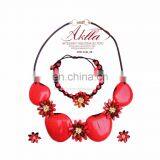 Tagua, Melon and Kiwicha Organic and Ethnic Sets: Necklaces, Earrings and Wristbands thumbnail-2