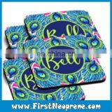 Cute Cutting Carton Shape Free Toy Rubber Coaster thumbnail-3