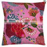 Pillow Case Indian Cushion Cover Handmade Fruit Print Sofa Cushion Cover for Chair thumbnail-1