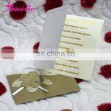 AT012 Ribbon With Envelope Handmade Wedding Cards thumbnail-1