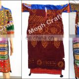 Afghan dress- balochi dress-kuchi vintage tunic- Vintage kuchi dress -ethnic dress- bohemian dress -afghani gypsy dress
