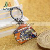 Hard Enamel Motor Cycle Helmet Metal Custom Keychain for Wholesales thumbnail-2