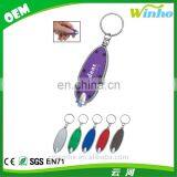 Winho Promotional Oval White LED Keychain Light