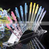 Custom Acrylic Brush Holder,pocket Pen Holder Pencil Display Stand for Office Supply,acrylic Pen Holder thumbnail-2