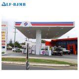 High Standard Design Light Weight Steel Space Frame Service/Gas/Petrol Station Canopy thumbnail-1