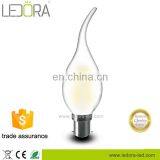 120V 230V 2w 4w 6w CRI90 C32 C35 Dimmable E12 Filament LED Candelabra Light Bulbs