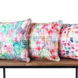 Hot Style Square Double Sides Flower Printed Outdoor Pillows Decorative Throw Pillows thumbnail-7