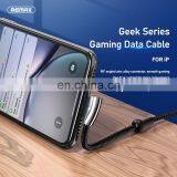 Remax Qiker Series RC-061i 1.2M High-hardness Metal Shell Special Games Multi-function Data Nylon Phone Right Angle Usb Cable thumbnail-6