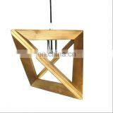 Vintage Decorative Natural Wooden Chandelier Pendant Lamp for Restaurant thumbnail-1