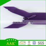 Apparel Zippers Korea for Clothing 3# Invisible Zippers With Water Drop Puller Quality Choice thumbnail-2