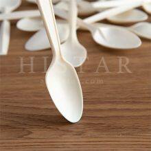 Biodegradable Corn Starch Cake Spoon thumbnail-2