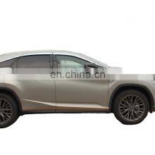 Chrome Door Visor Side Window Deflector Shade Sun Rain Shield Silver Strips Guard for Lexus RX thumbnail-1