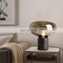 2021 Hot Sale Table Lamp Marble Base Bedroom Bedside Creative Art Deco Lamp Desk Lamp thumbnail-5