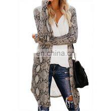 2021 New Style Winter, Women Long Sleeve Green Camo Print Cardigans/ thumbnail-4
